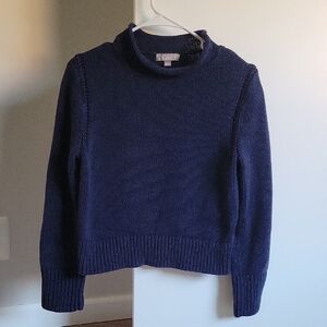 J Crew Navy Blue Sweater (Small)